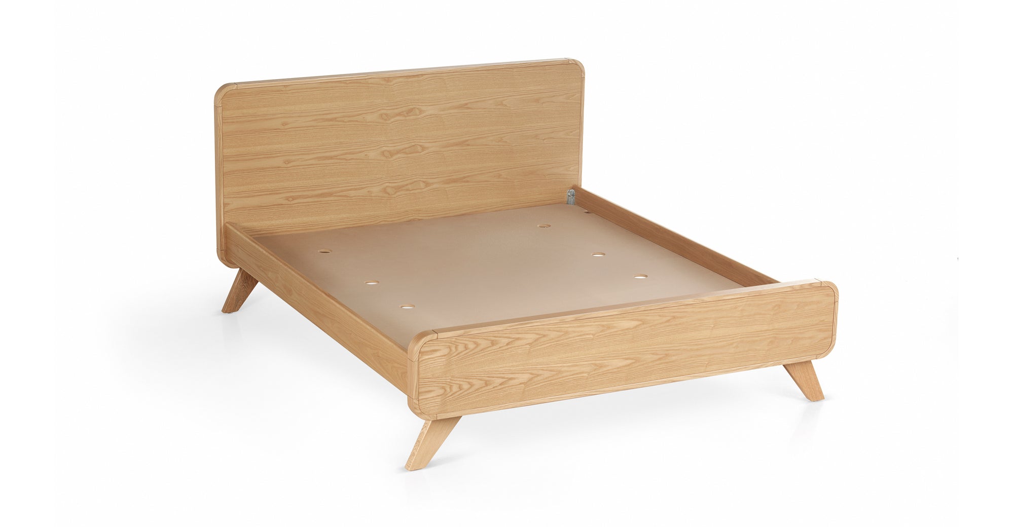 Cama Queen Abner, Roble