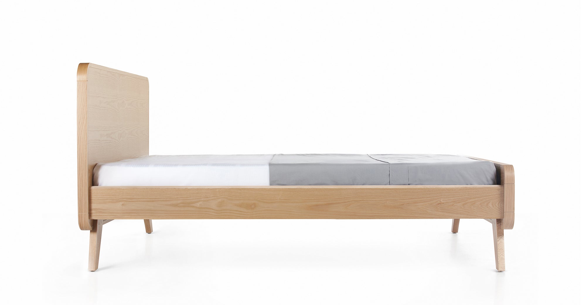 Cama Queen Abner, Roble