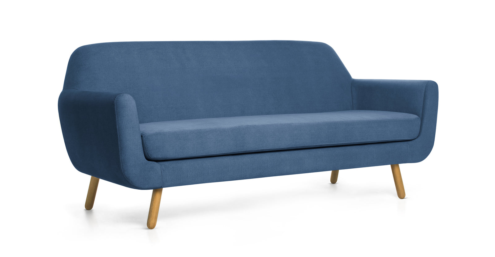 Sofá Cadwell de 3 Plazas, Azul Profundo