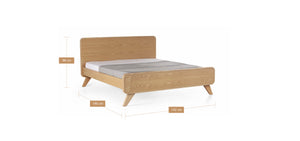 Cama Doble Abner Roble