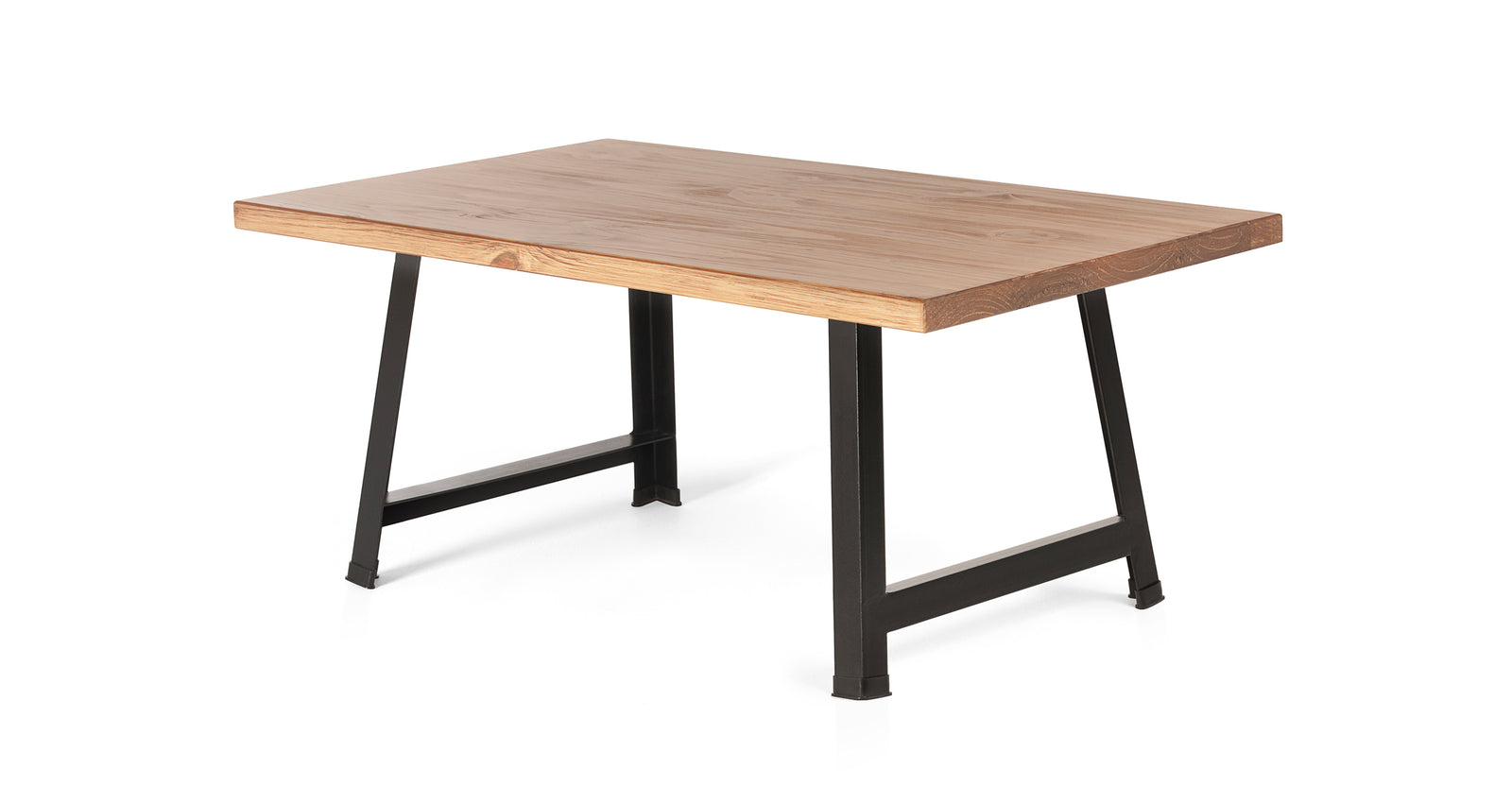 Mesa de centro York, Hierro y Pino Rústico