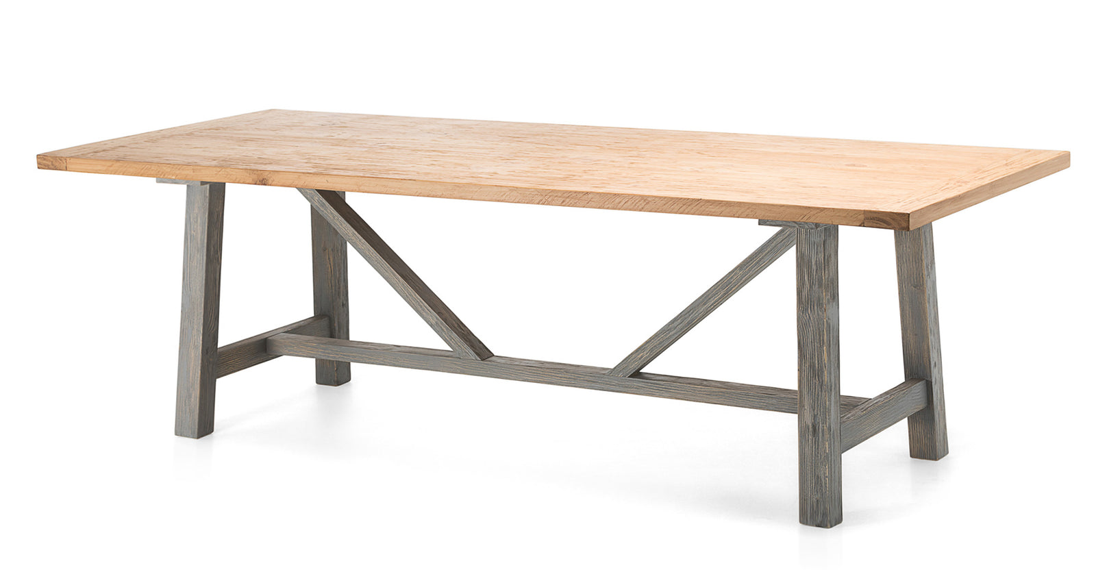 Comedor Wolf de 6 puestos, Pino Rústico