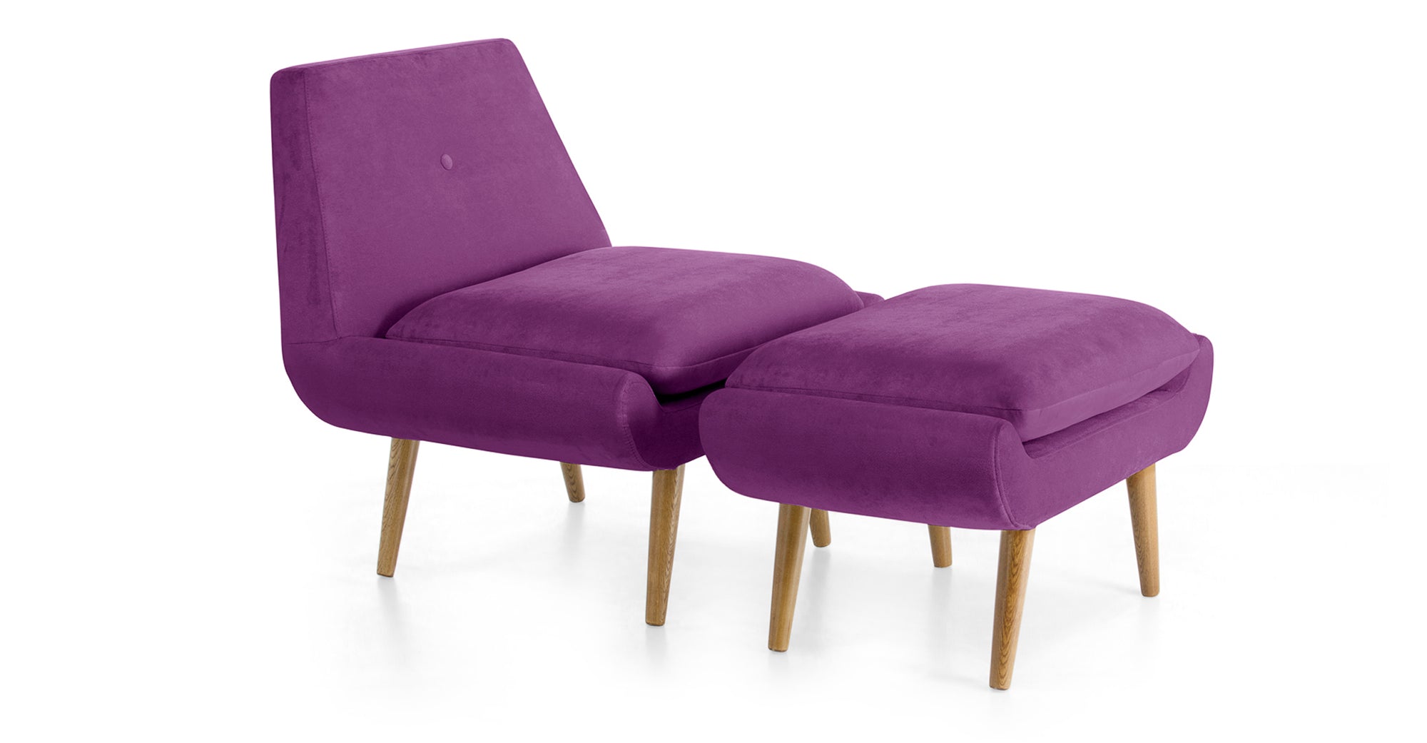 Sillón Amelie, Morado Ciruela