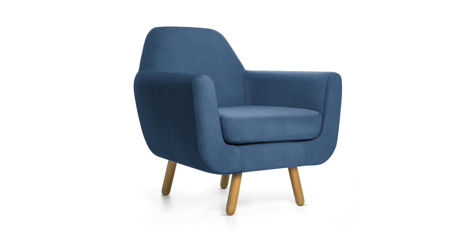 Sillón Cadwell, Azul Profundo