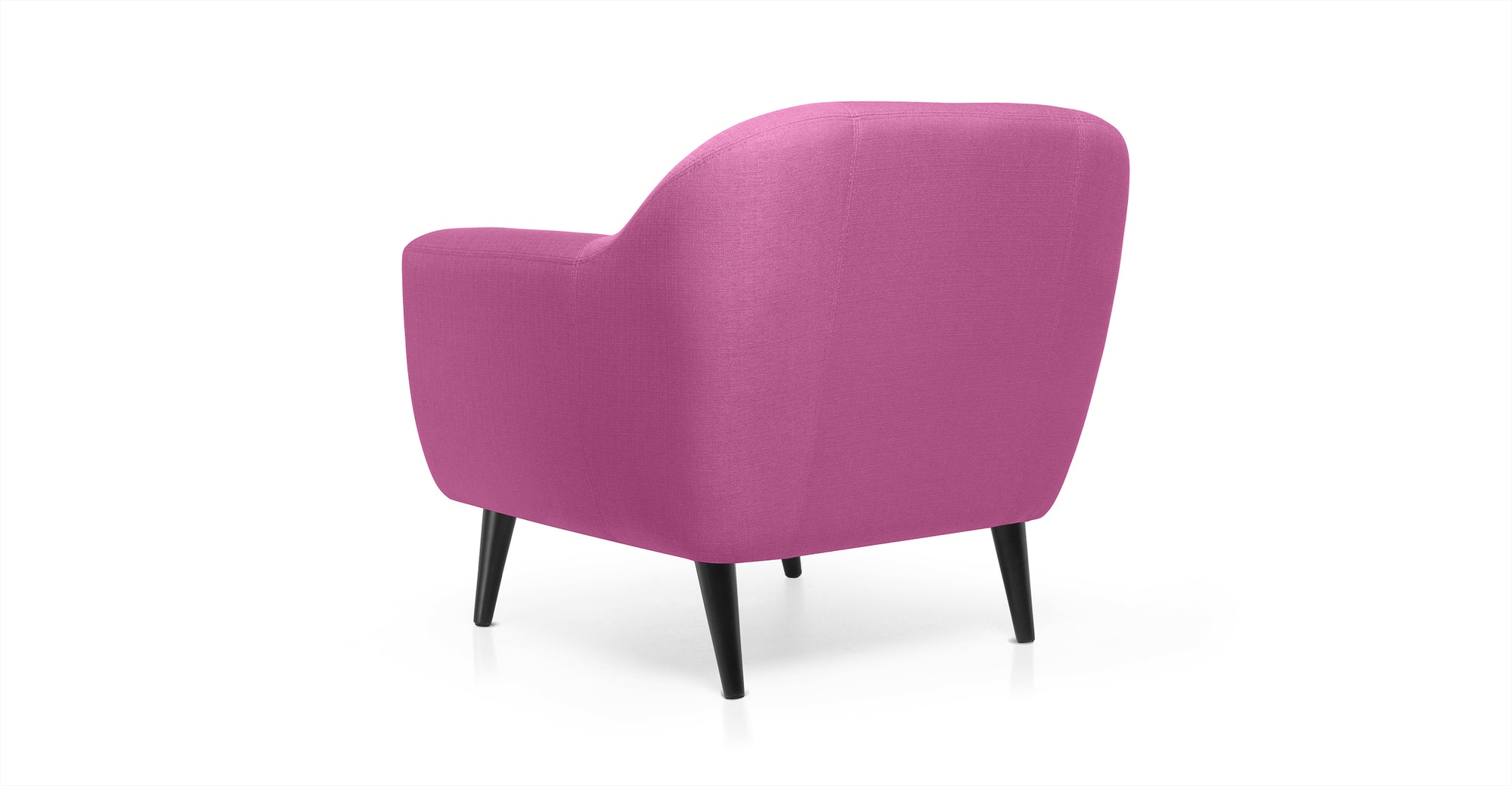 Sillón Cadence, Magenta con botones Arcoíris