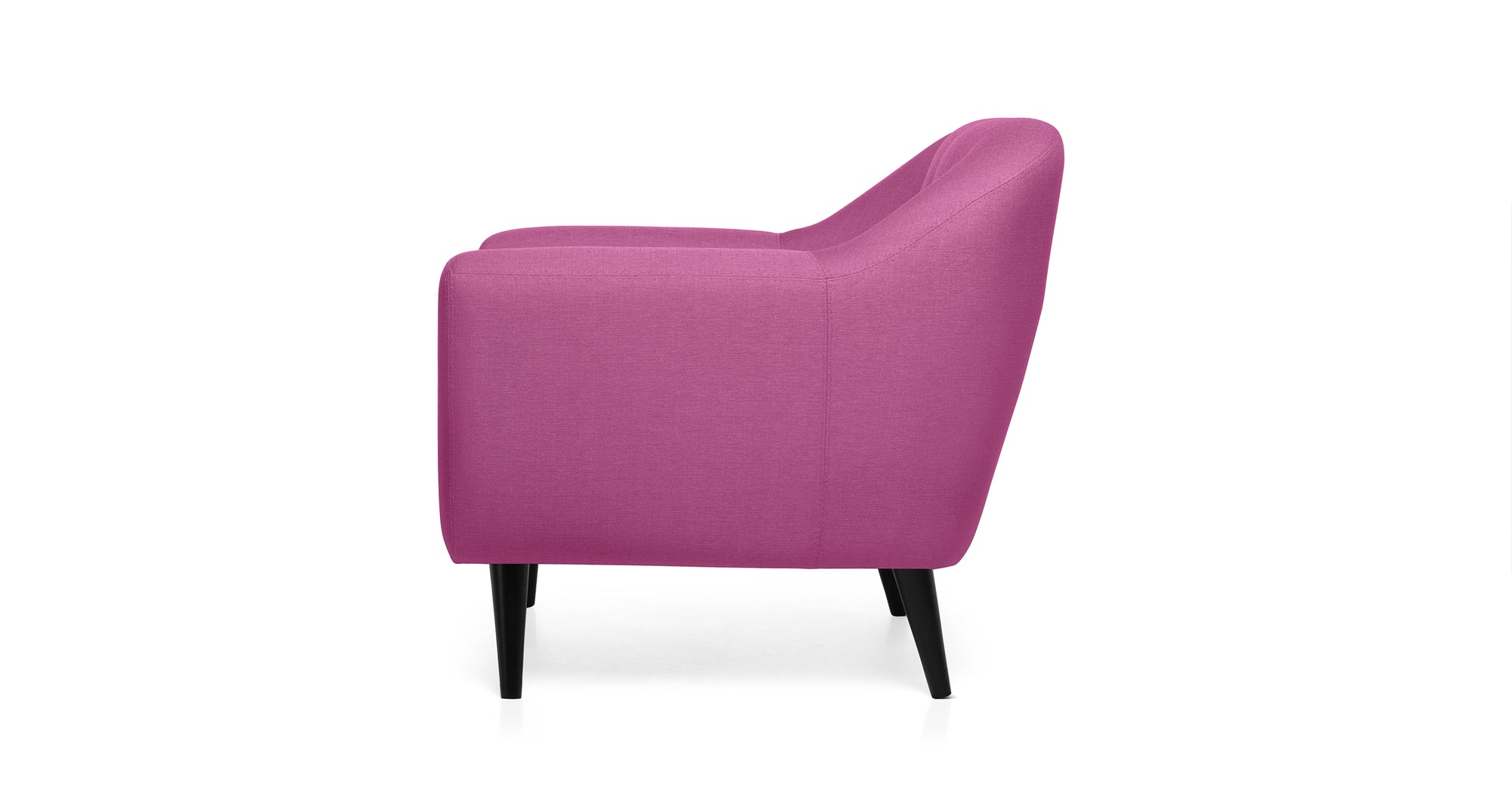 Sillón Cadence, Magenta con botones Arcoíris