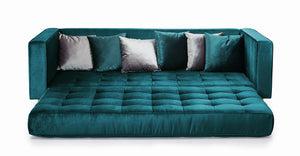 Sofá Cama Jett, Esmeralda Velvet